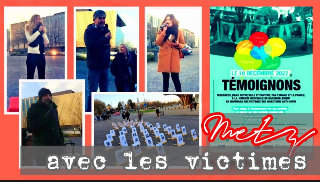 Journée en hommage aux victimes des injections « Covid » à Metz