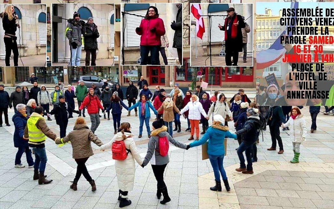 Rassemblement citoyen à Annemasse pour la LIBERTÉ