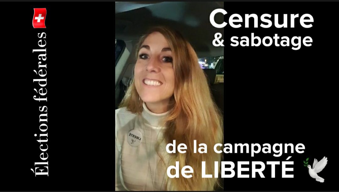 Censure et sabotage total de la campagne de LIBERTÉ – Peuple d’abord