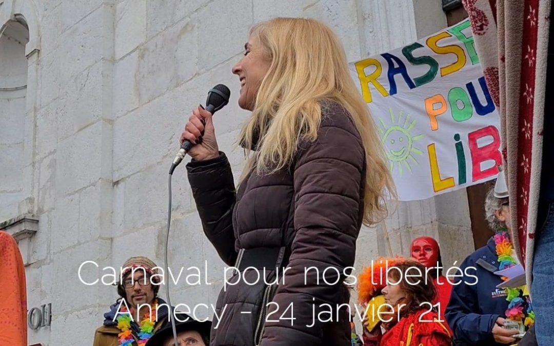 Carnaval des Libertés #1 à Annecy – Un vent de liberté souffle comme jamais