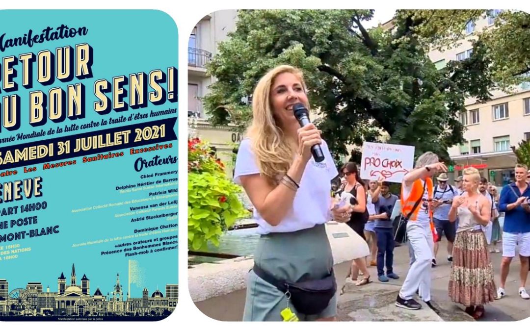 Genève 31.07.21 – Retour au bon sens : Discours de Chloé F.