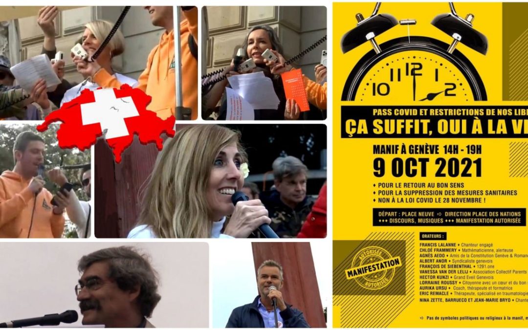 Genève – Ça suffit, OUI à la vie, NON aux tromperies de la Loi COVID-19