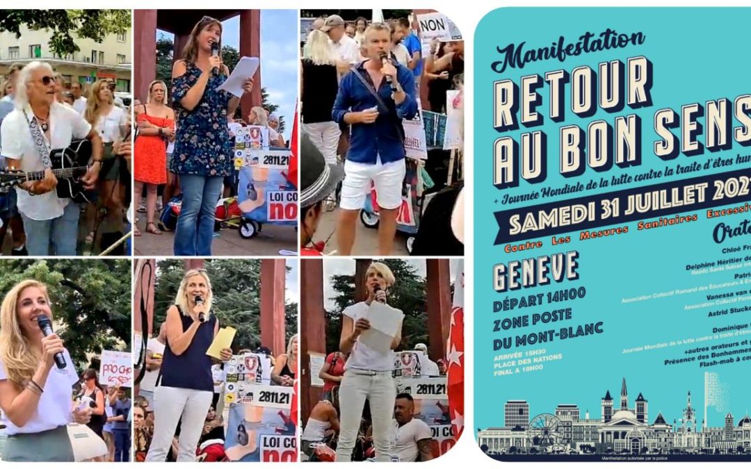 Genève 31.07.21 – Retour au bon sens – Version intégrale