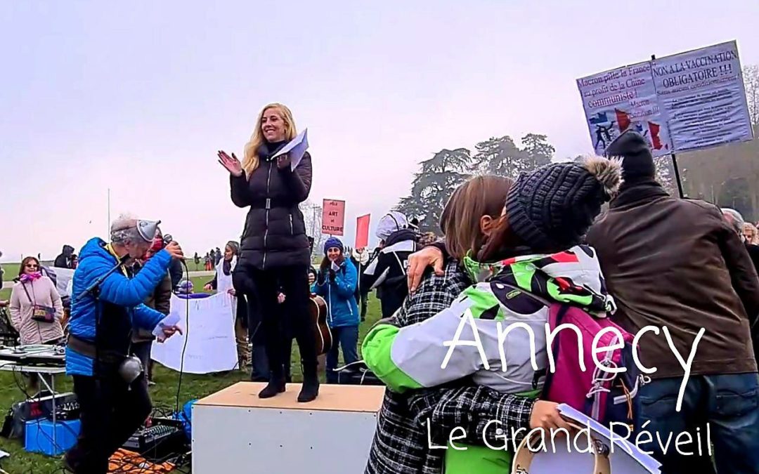 L’heure du Grand Réveil – 4ème Marche pour la Liberté – Annecy