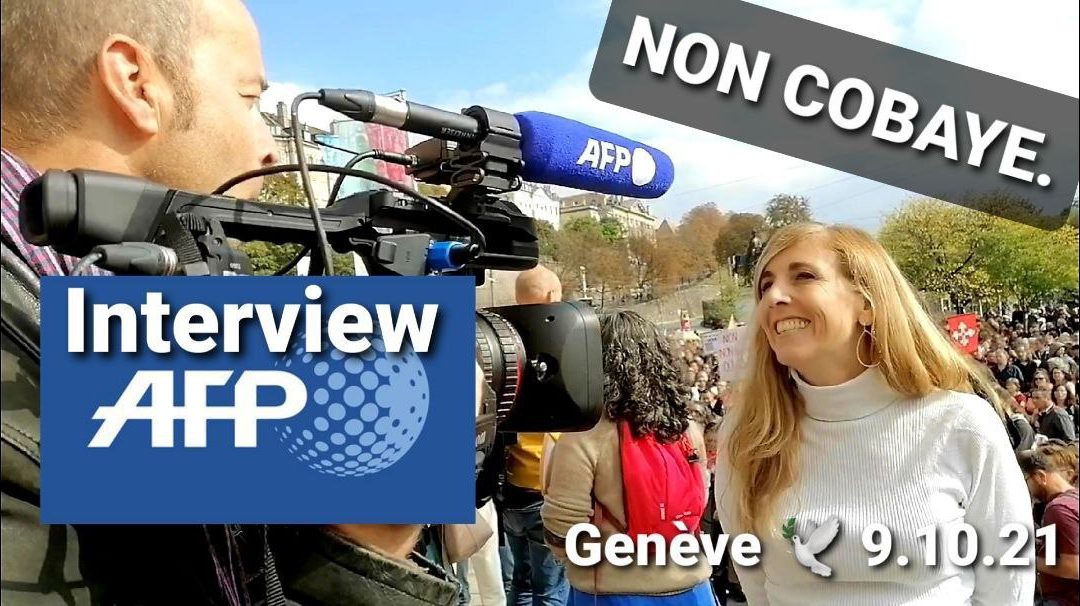 « Vaccins » en phase expérimentale – Interview contre-filmée de l’AFP – Genève