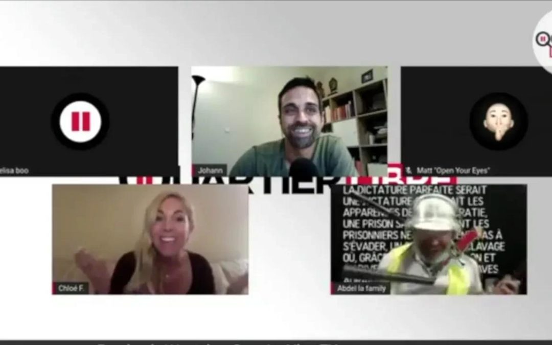 LIVE sur QUARTIER LIBRE – avec Matt, Johann, Elisa et Abdel.