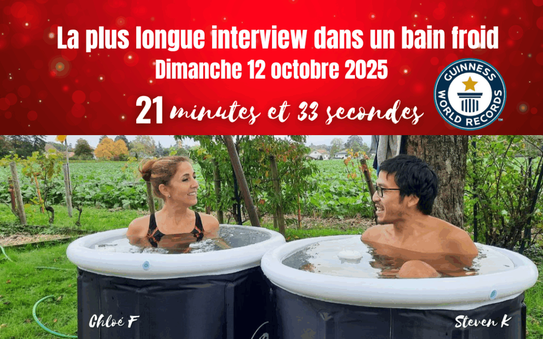 Comment écrire un livre ? Interview dans un bain froid pour Chloé Frammery & Steven K.