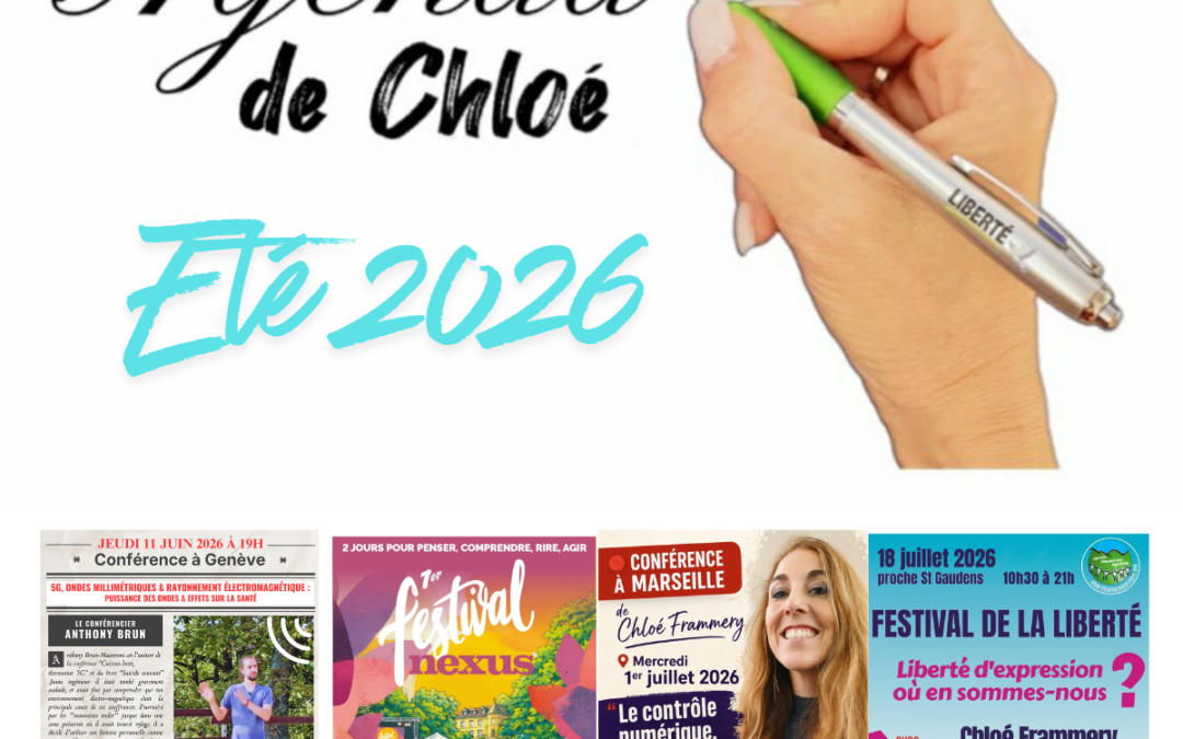 Agenda de l&rsquo;été