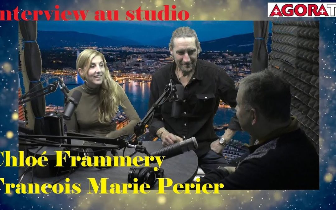 Interview improvisée dans le nouveau studio d’AGORA TV